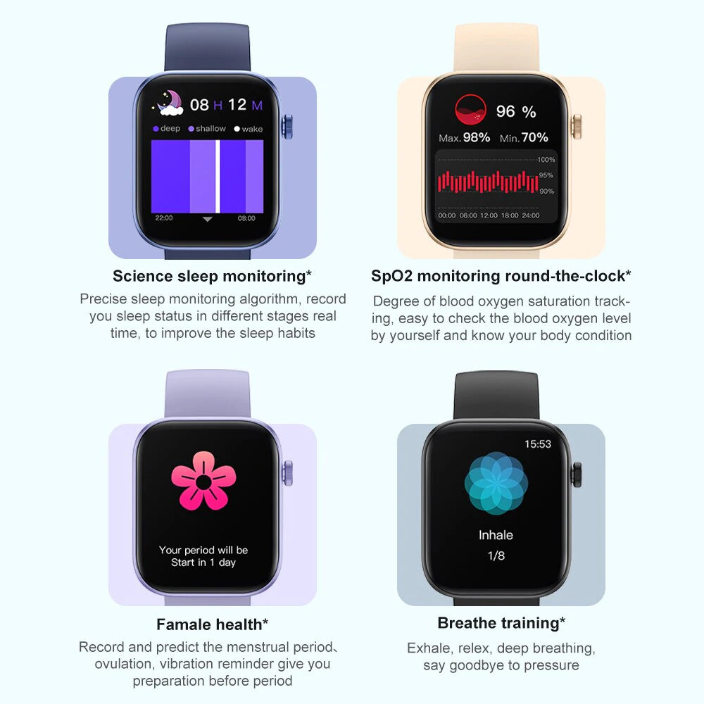 " P71 Smartwatch: Your Ultimate Health Companion with Voice Calling, IP68 Waterproof, Smart Notifications, and Voice Assistant for Men and Women"