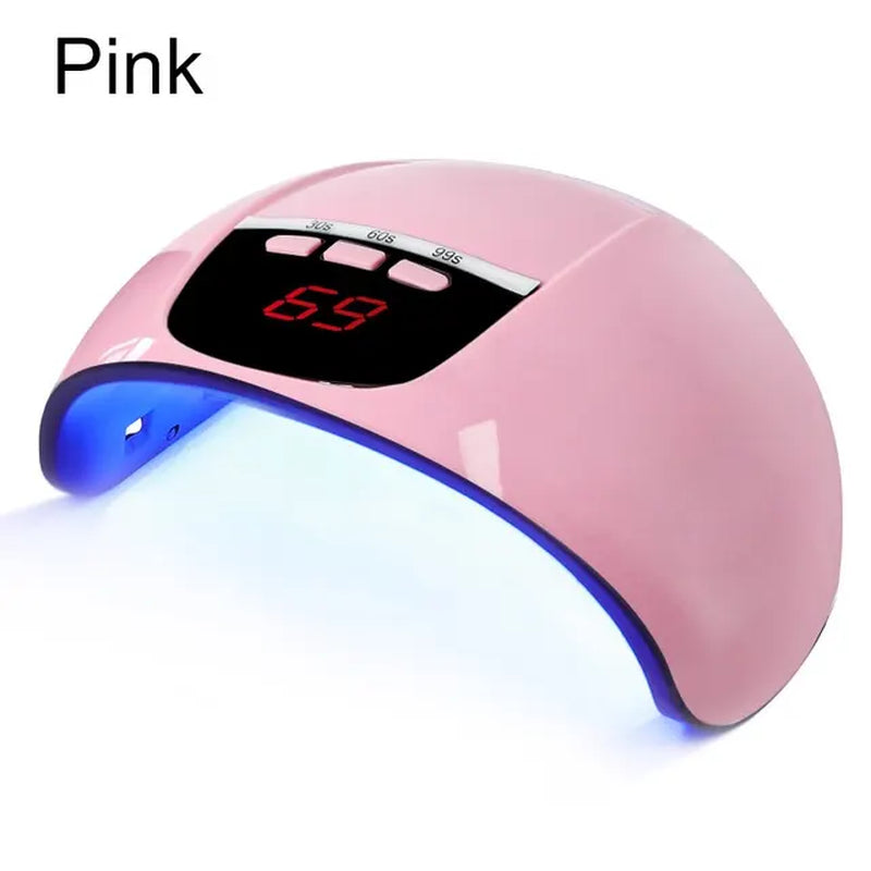 "Quick-Cure Pro Nail Dryer: 18 LEDs, Infrared Sensor, Salon-Grade Tool for All UV Gel Polish"