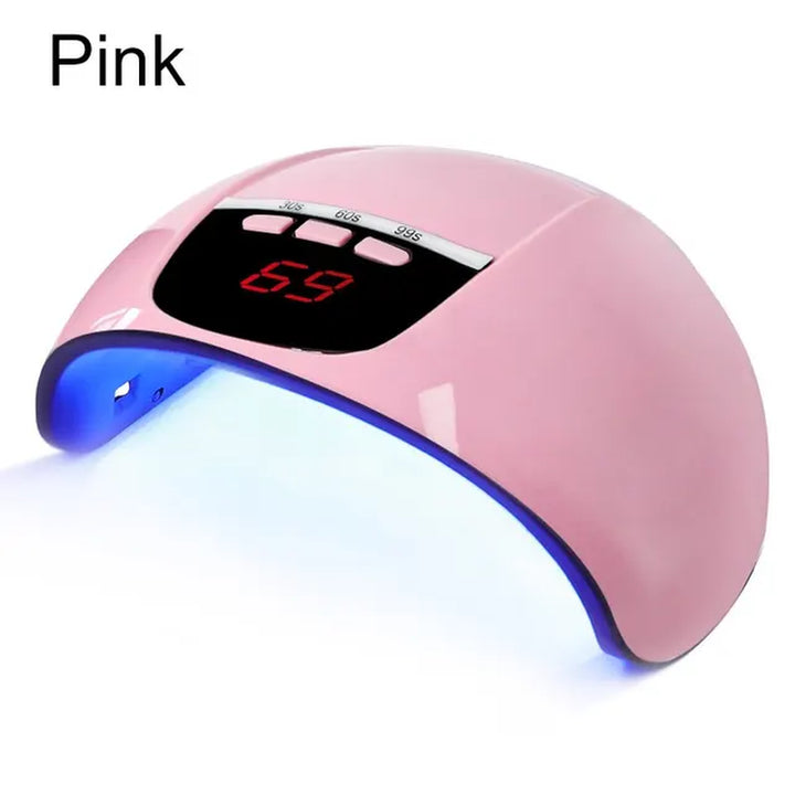 "Quick-Cure Pro Nail Dryer: 18 LEDs, Infrared Sensor, Salon-Grade Tool for All UV Gel Polish"