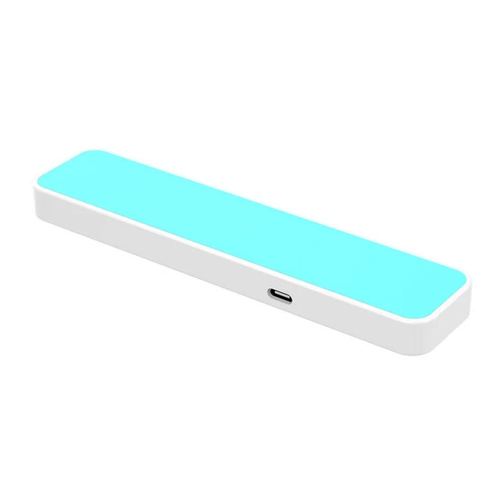 "Blue Bone Conduction Music Box Speaker for Restful Sleep"