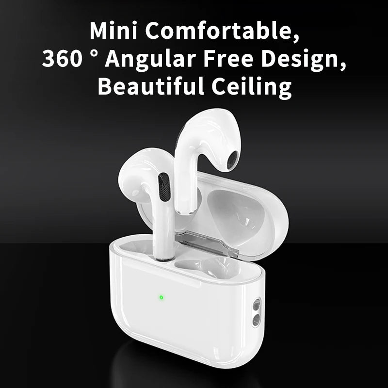 "Ultimate iPhone Ear Buds: 3 Mics, Voice Control, Shared Audio, Wireless Charging, BT5.3, Hi-Fi Stereo"