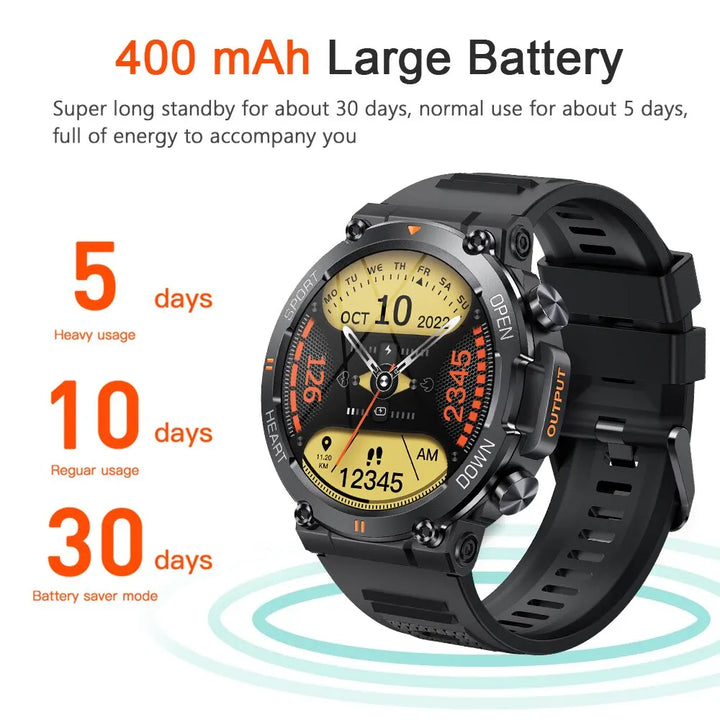 Ultimate Fitness Companion:  HD Smart Watch with Bluetooth Call, Heart Monitor, and Sports Tracker for Android and IOS - K56"