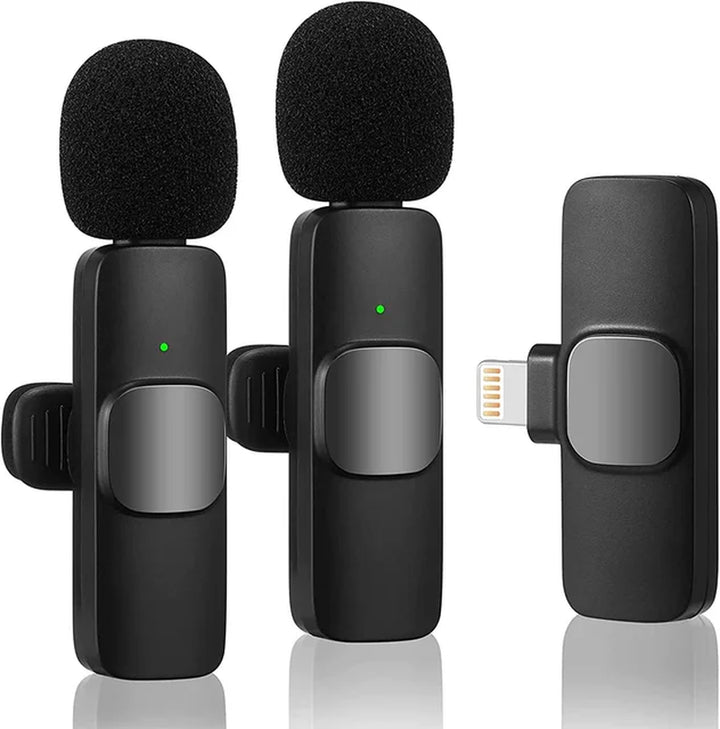 " Wireless Lavalier Microphone: Enhance Your Live Broadcasts, Interviews, and Vlogs with Professional Sound Quality!"