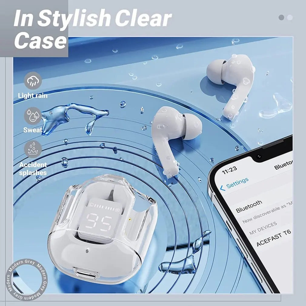 "ENC Wireless Bluetooth Earbuds: HiFi Stereo, Noise-Canceling, Waterproof, Gaming Ready"