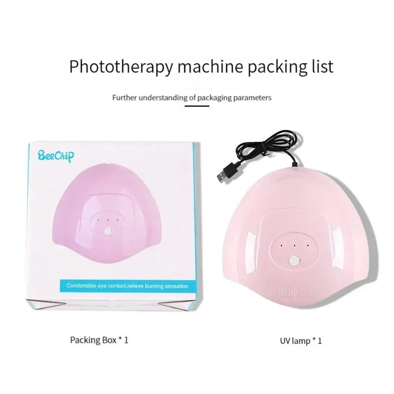 "36W USB Nail Light Therapy Machine with Double Light Source and Timer"