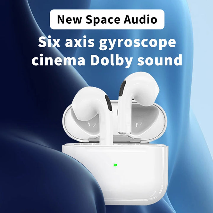 "Ultimate iPhone Ear Buds: 3 Mics, Voice Control, Shared Audio, Wireless Charging, BT5.3, Hi-Fi Stereo"