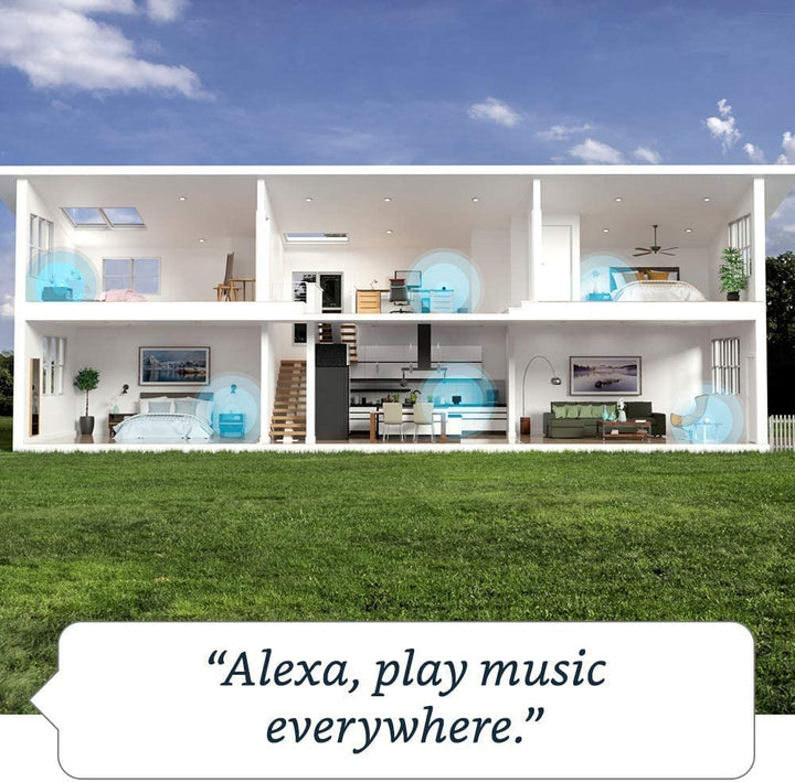 "Enhanced Echo Dot (4th Gen) with Clock and Alexa in Glacier White - Your Ultimate Smart Speaker!"