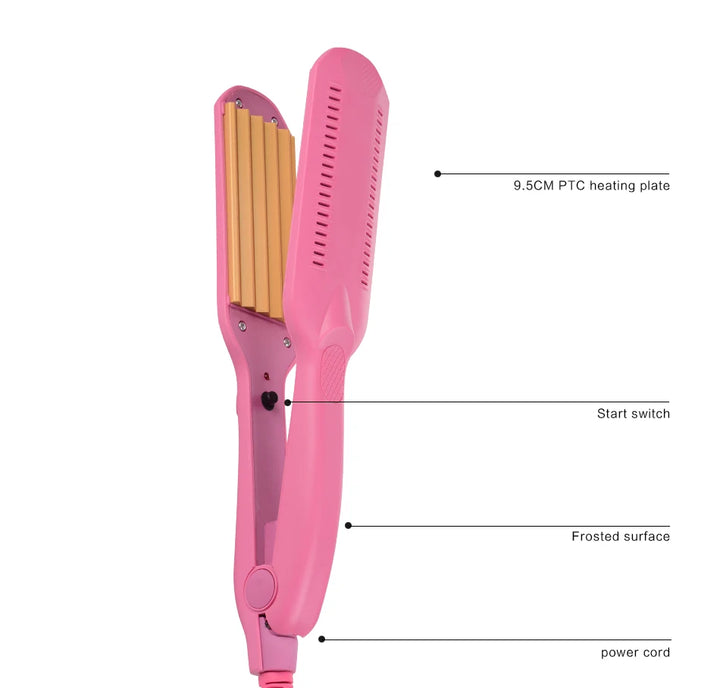 WaveCurl Pro: Ceramic Corrugated Hair Styler