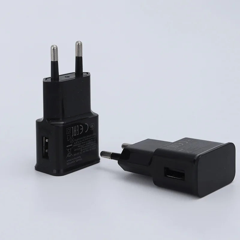 "Travel Smart Dual USB Power Adapter - Fast Charging for Your Smartphone on the Go!"