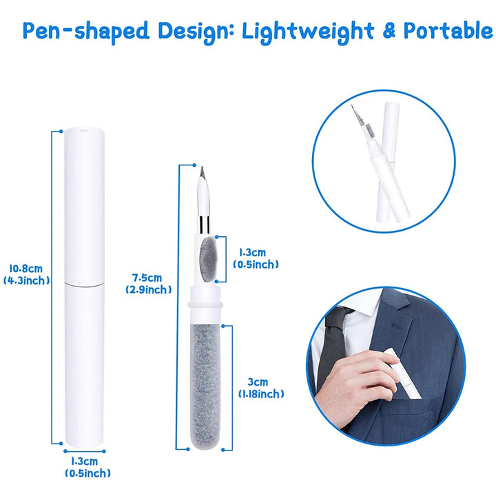 "Ultimate Airpods Pro Cleaning Kit for All Bluetooth Earphones - Includes Cleaning Pen, Brush, and Tools for Samsung, Xiaomi, Airdots, Huawei"