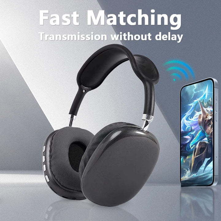 "Ultimate Wireless Bluetooth Headphones: Noise-Cancelling Mic Pods for iPhone - Perfect for Sports, Gaming, and More!"