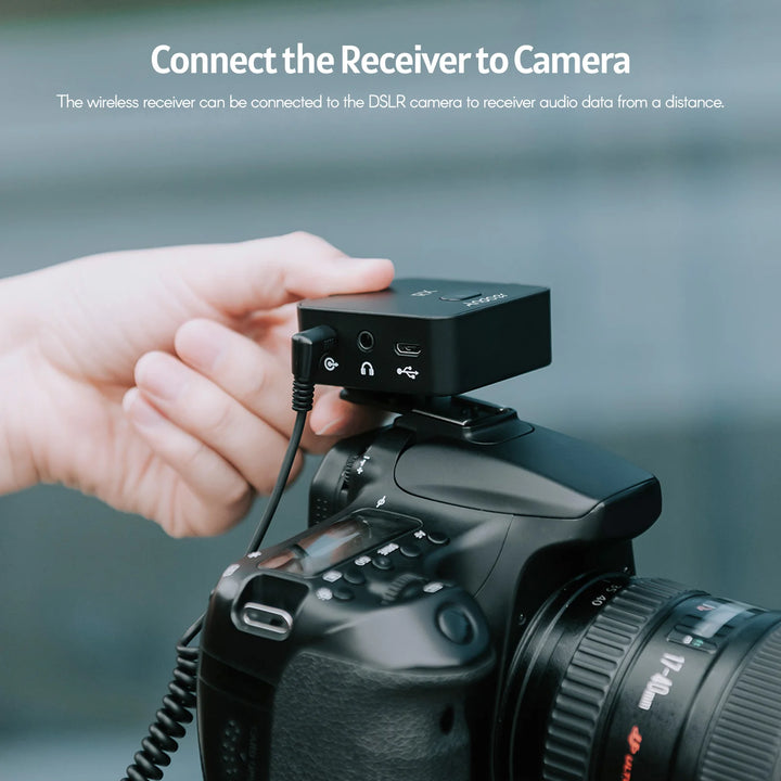 "Ultimate Wireless Lavalier Microphone for Smartphone and Camera -  MX5: Rechargeable and Clip-On for Crystal Clear Audio"