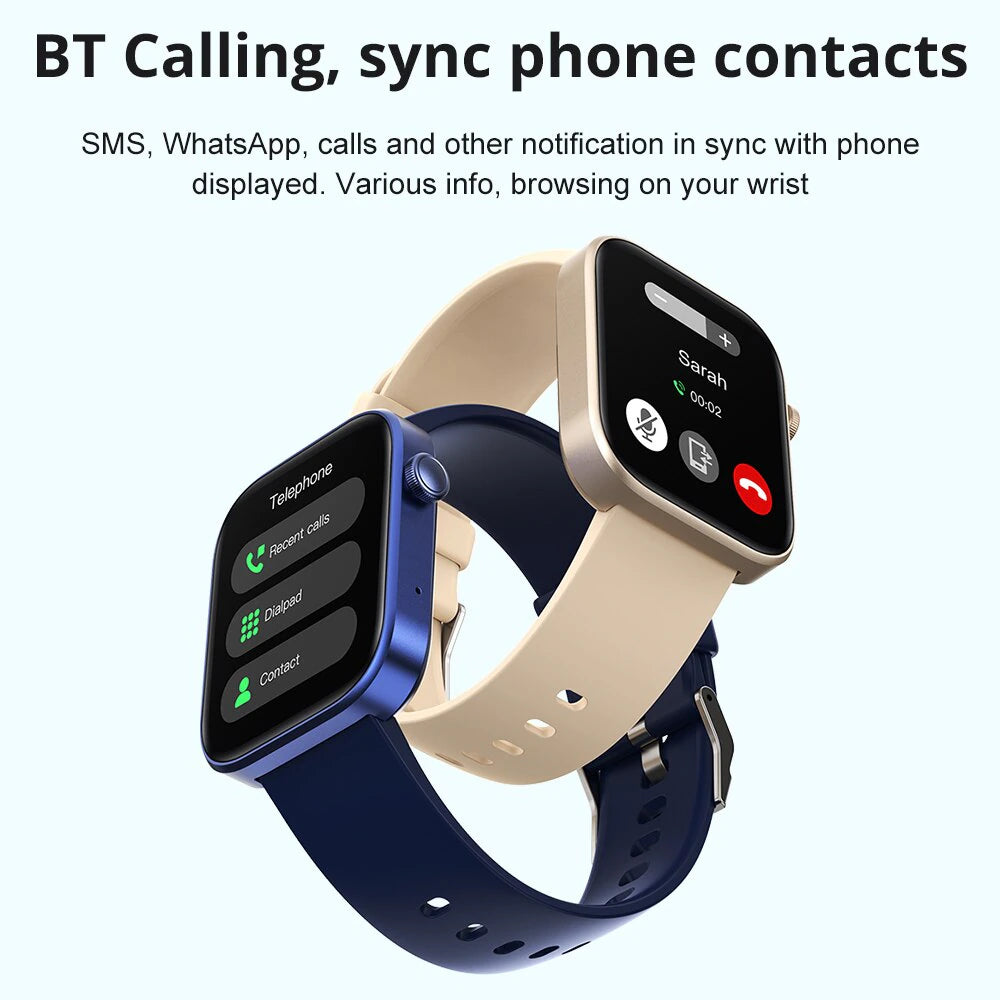 " P71 Smartwatch: Your Ultimate Health Companion with Voice Calling, IP68 Waterproof, Smart Notifications, and Voice Assistant for Men and Women"