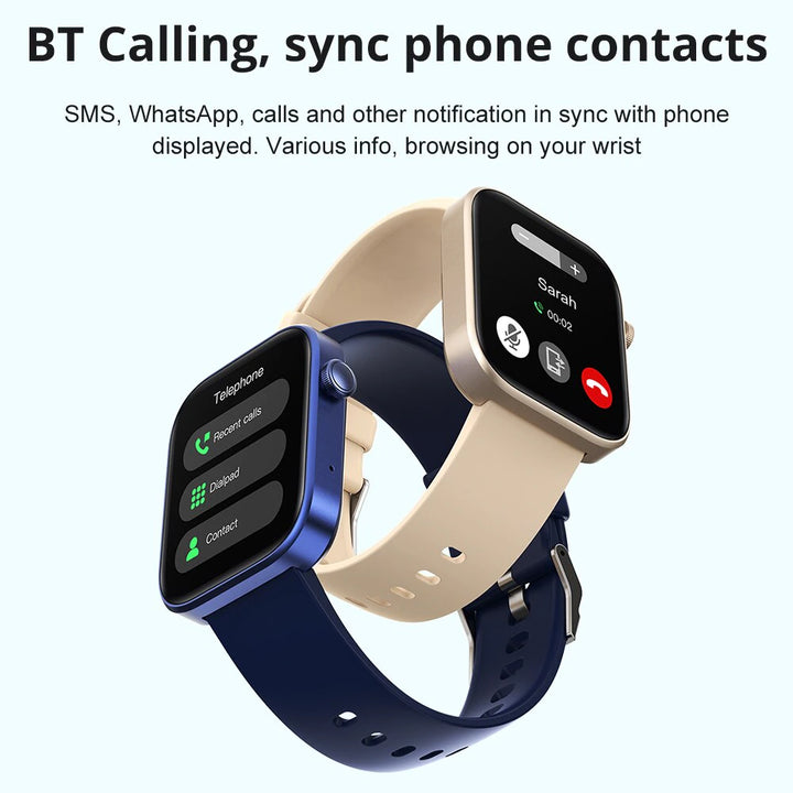 " P71 Smartwatch: Your Ultimate Health Companion with Voice Calling, IP68 Waterproof, Smart Notifications, and Voice Assistant for Men and Women"