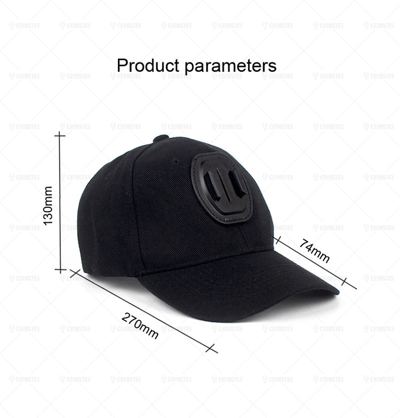 "Sun Cap with Camera Mount for Ultimate Outdoor Adventures!"