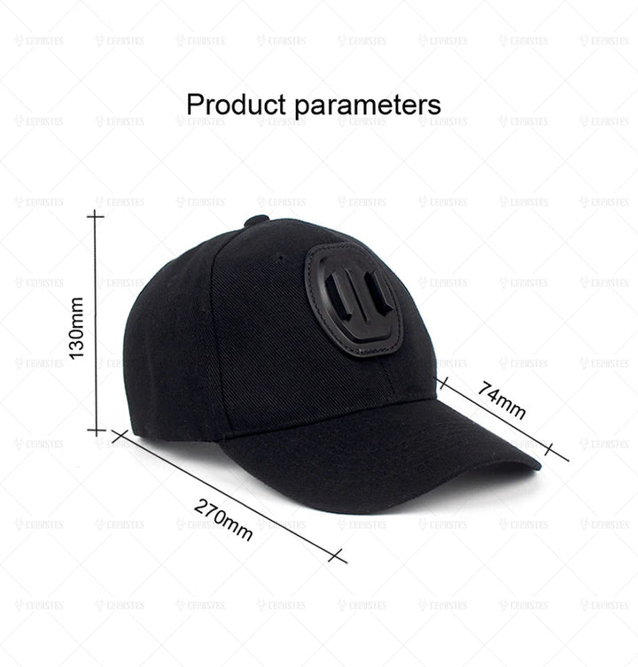 "Sun Cap with Camera Mount for Ultimate Outdoor Adventures!"