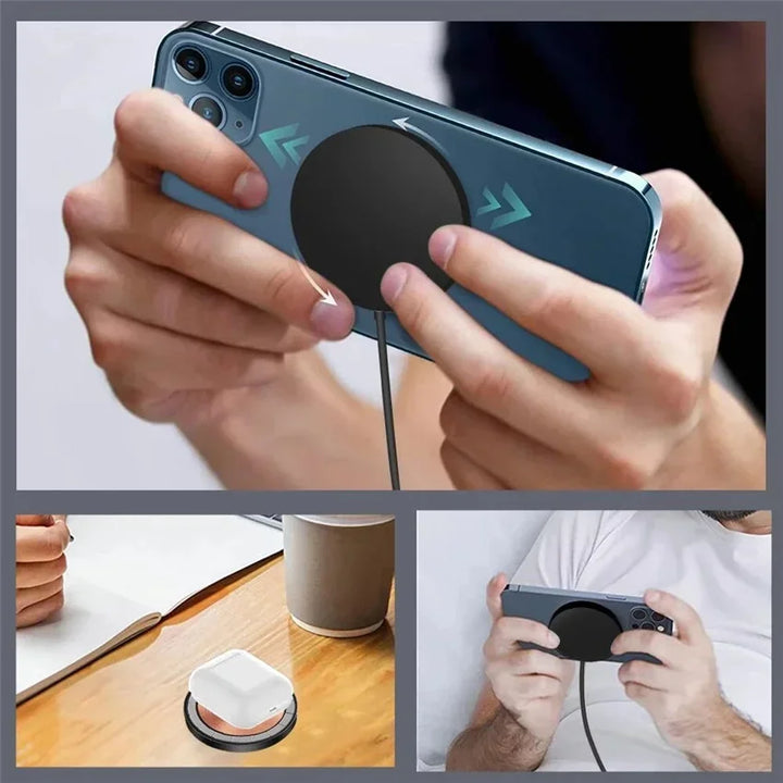 "Ultimate 100W Magnetic Wireless Charger Pad for iPhone, Airpods & More - Fast Charging Station with Macsafe PD Technology"