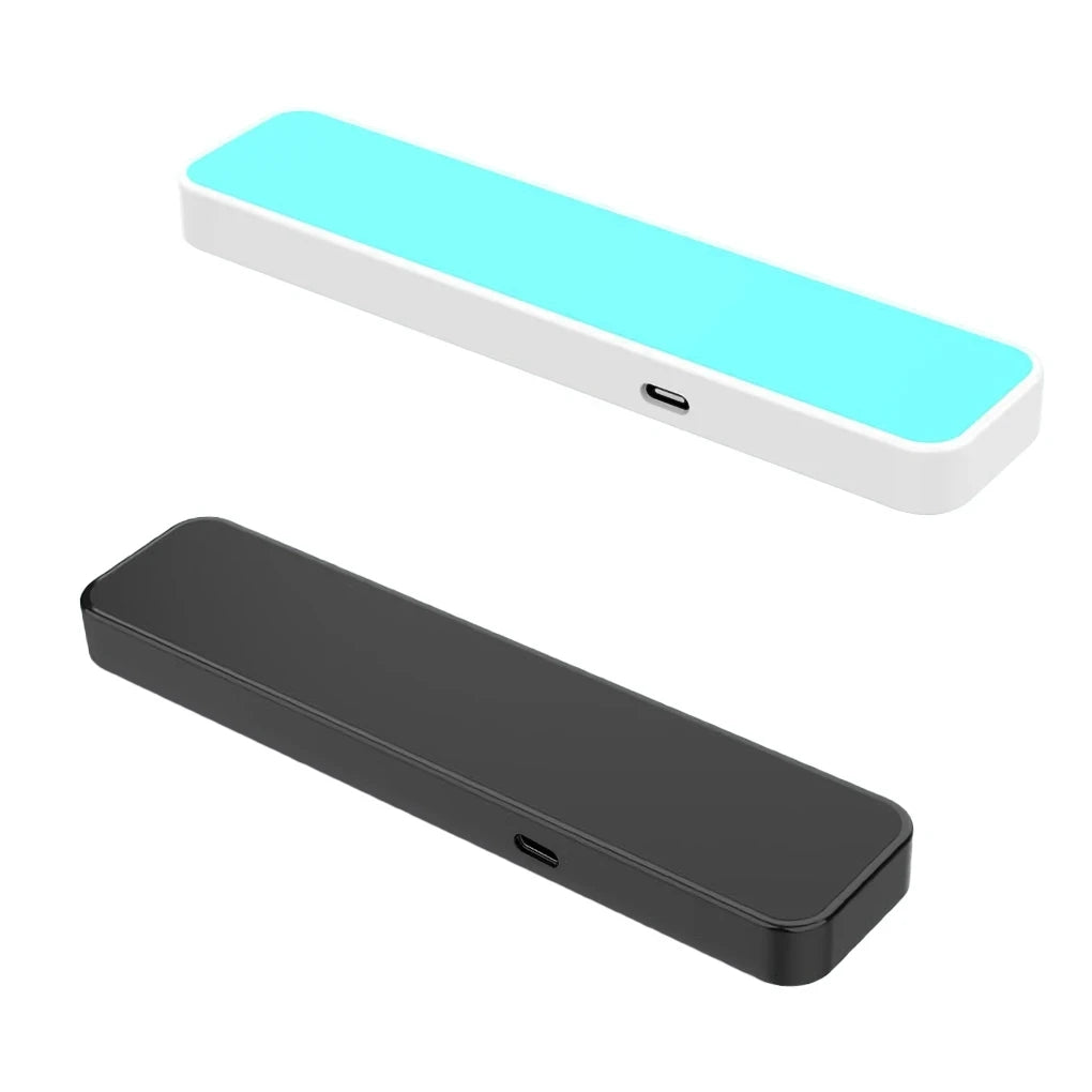 "Blue Bone Conduction Music Box Speaker for Restful Sleep"