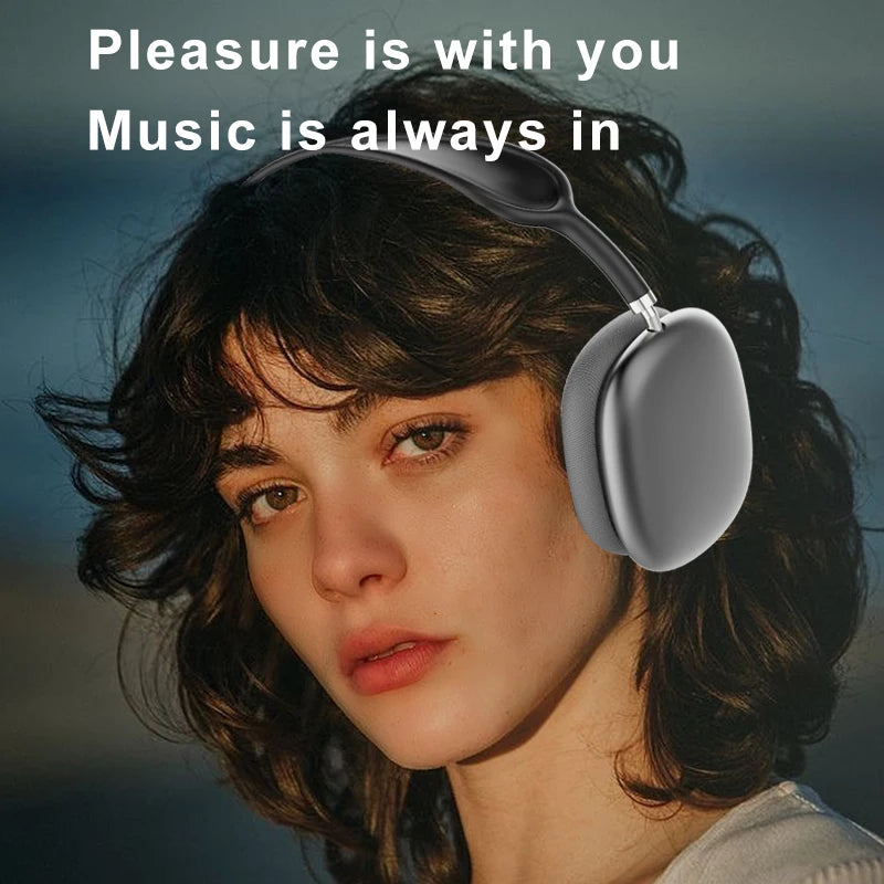 "Ultimate Wireless Bluetooth Headphones: Noise-Cancelling Mic Pods for iPhone - Perfect for Sports, Gaming, and More!"