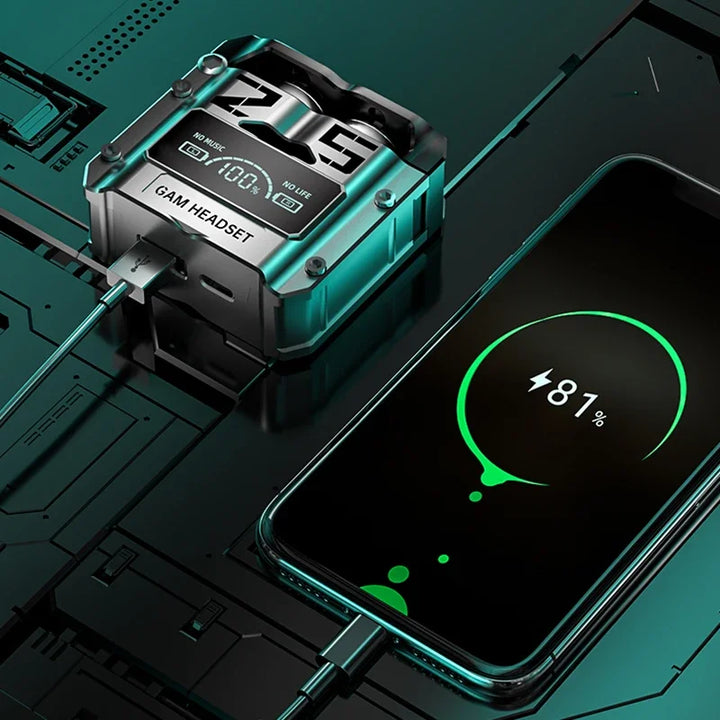 "Touch Control Wireless Earbuds with Noise Reduction and Waterproof Design"
