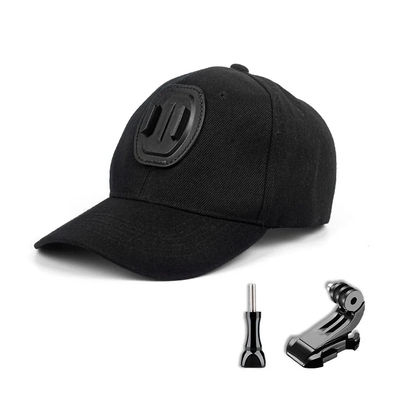 "Sun Cap with Camera Mount for Ultimate Outdoor Adventures!"