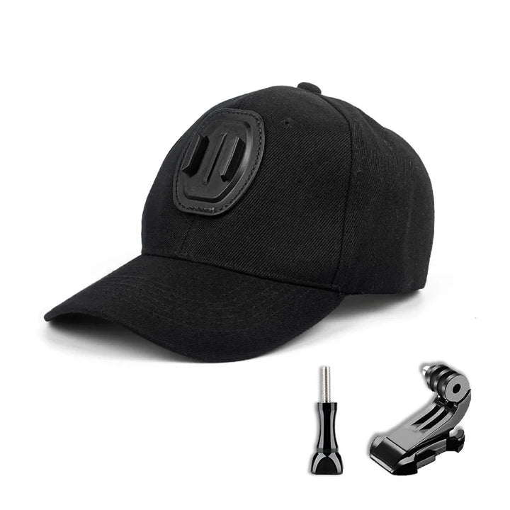 "Sun Cap with Camera Mount for Ultimate Outdoor Adventures!"