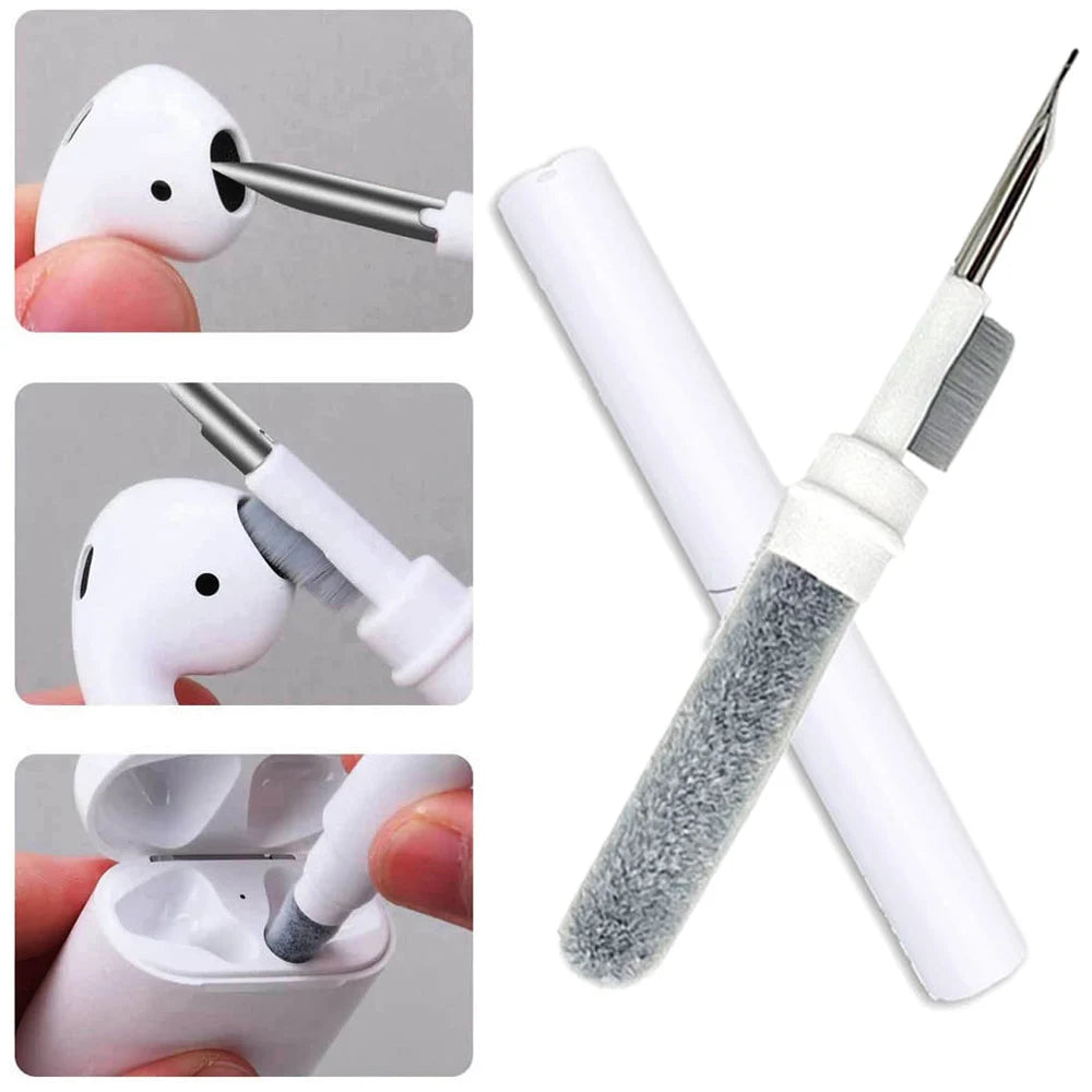 "Ultimate Airpods Pro Cleaning Kit for All Bluetooth Earphones - Includes Cleaning Pen, Brush, and Tools for Samsung, Xiaomi, Airdots, Huawei"