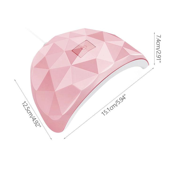 "Professional 18-LED UV Nail Dryer Lamp for Gel Polish - USB Rechargeable Manicure Equipment"