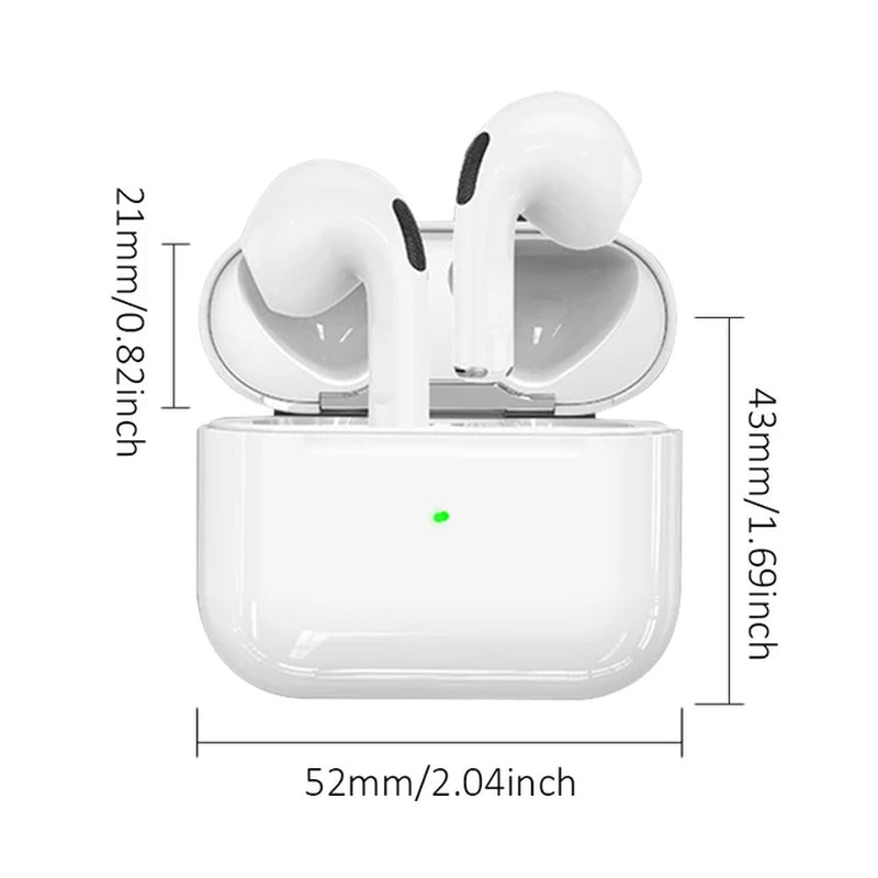 "Ultimate iPhone Ear Buds: 3 Mics, Voice Control, Shared Audio, Wireless Charging, BT5.3, Hi-Fi Stereo"