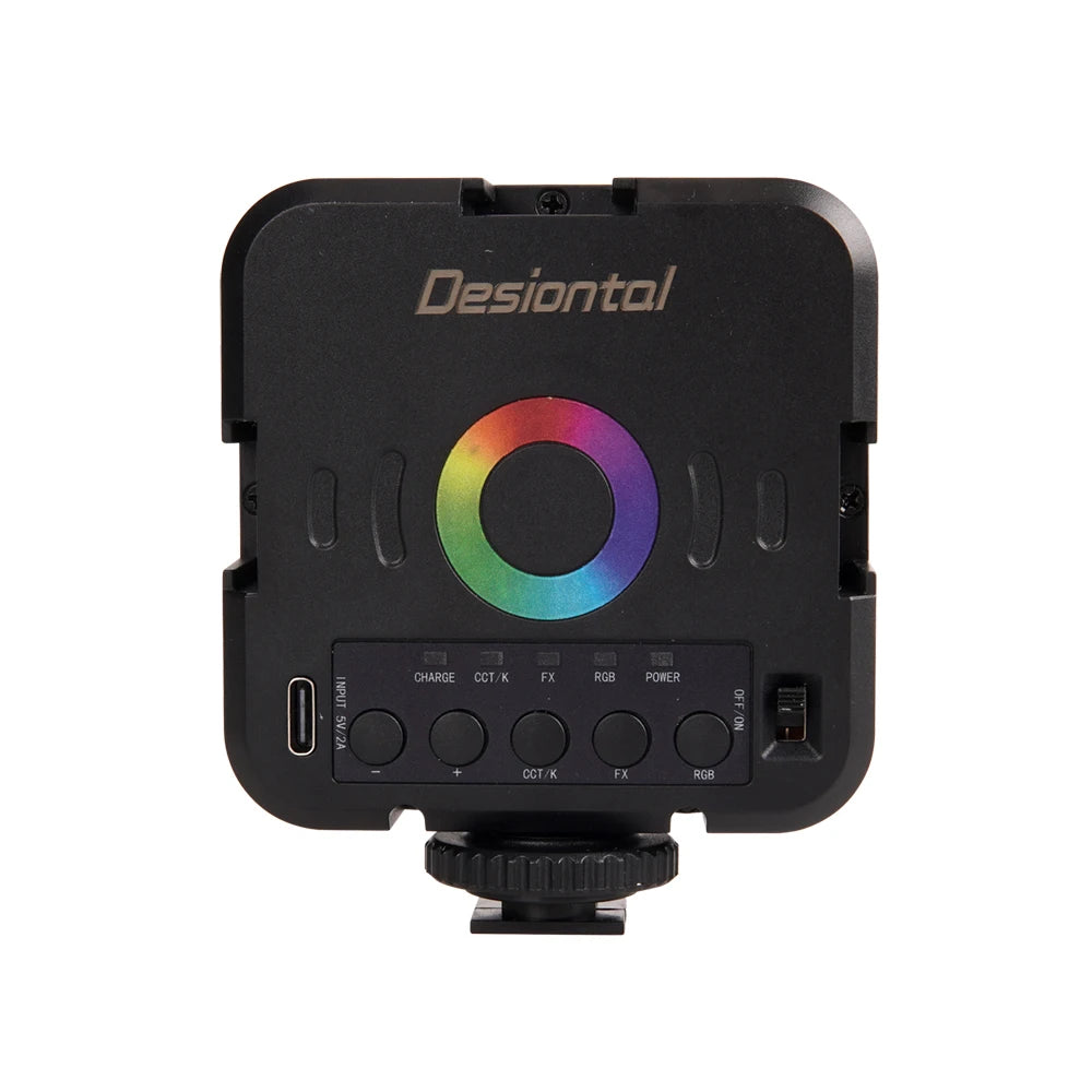 "Pocket-sized RGB Beauty Light: Portable LED Fill Light for Live Photography and Mobile Camera - Create Stunning Atmosphere Anywhere!"