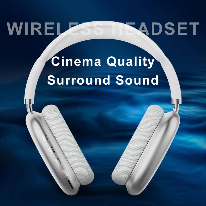 "Ultimate Wireless Bluetooth Headphones: Noise-Cancelling Mic Pods for iPhone - Perfect for Sports, Gaming, and More!"