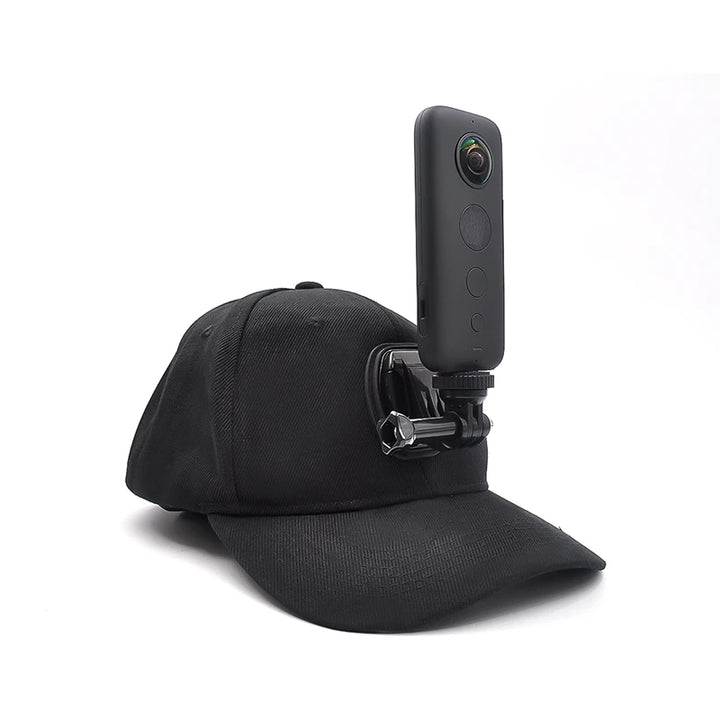 "Sun Cap with Camera Mount for Ultimate Outdoor Adventures!"