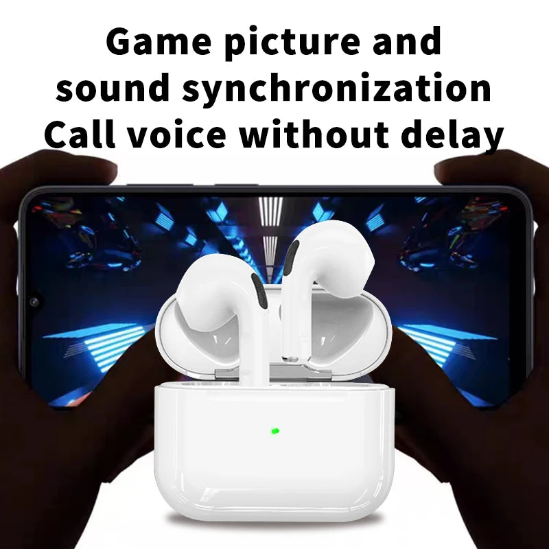 "Ultimate iPhone Ear Buds: 3 Mics, Voice Control, Shared Audio, Wireless Charging, BT5.3, Hi-Fi Stereo"