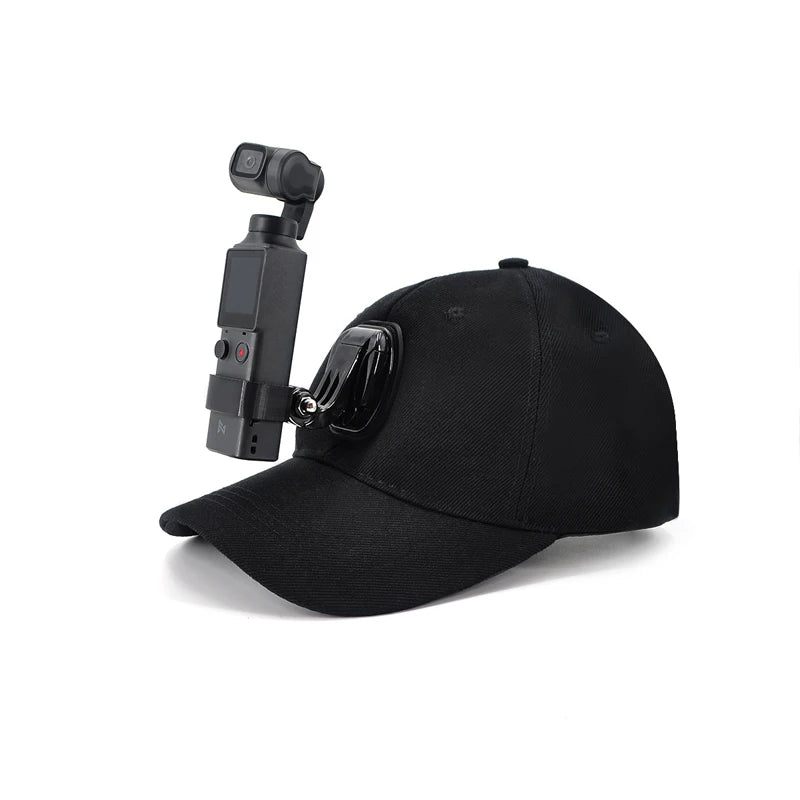 "Sun Cap with Camera Mount for Ultimate Outdoor Adventures!"
