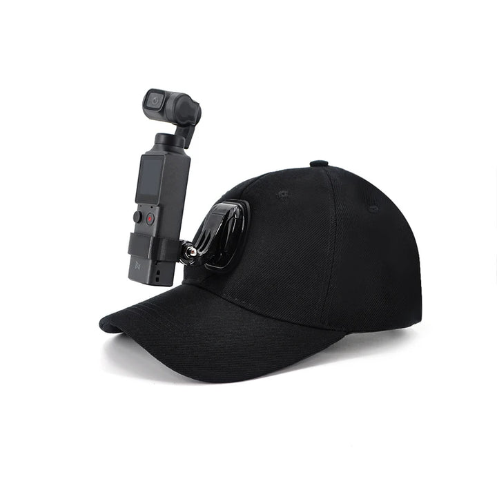 "Sun Cap with Camera Mount for Ultimate Outdoor Adventures!"