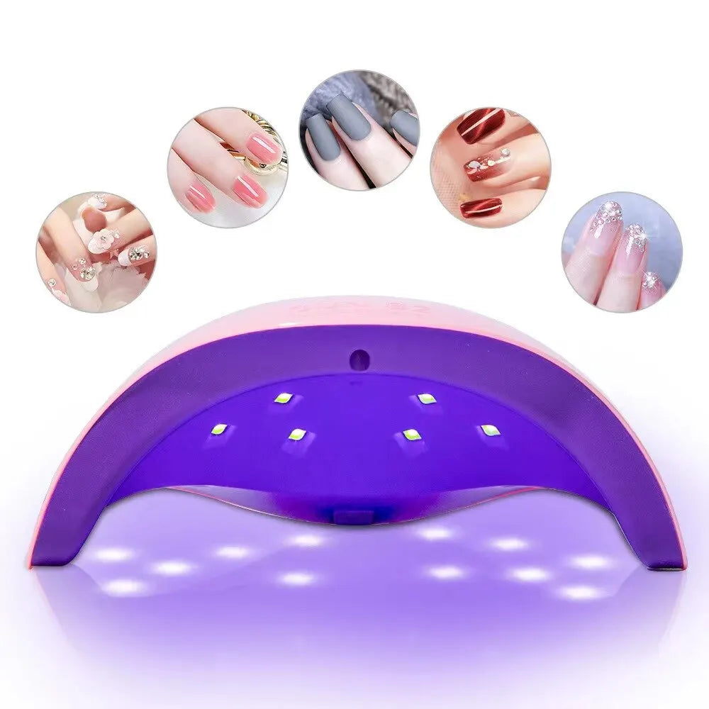 "36W USB Nail Light Therapy Machine with Double Light Source and Timer"