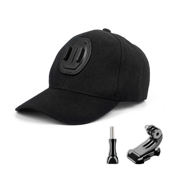 "Sun Cap with Camera Mount for Ultimate Outdoor Adventures!"