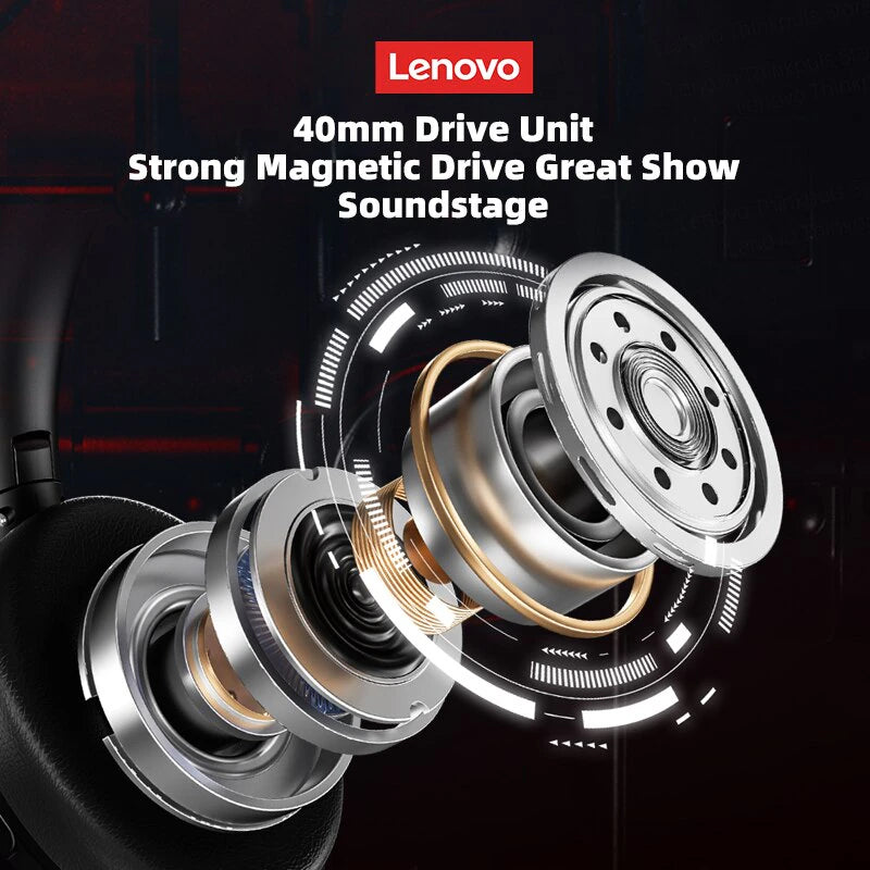 Original  TH40 Sports Headphones Stereo Wireless Bluetooth Earphones HIFI Sound Gaming Headset with Mic Earphones 400Mah