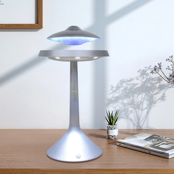 Levitating UFO Light: Floating LED Table Lamp with Bluetooth Speaker