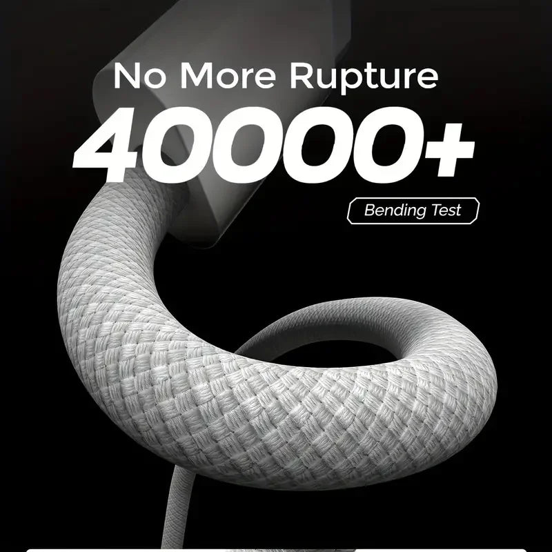 "Ultimate 60W PD Fast Charger for Apple iPhone 15 Series - High-Speed USB-C Charging Cable with Premium Weaving Design"
