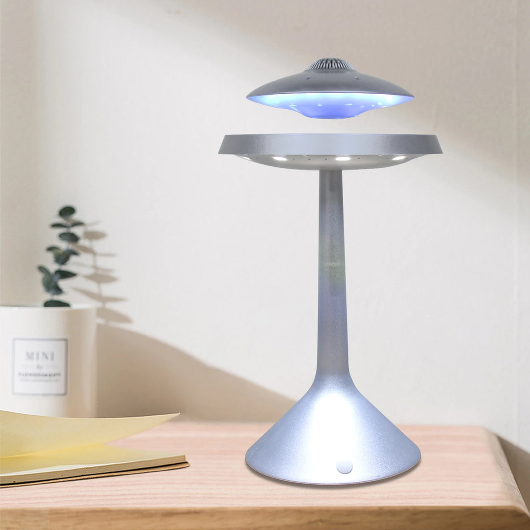 Levitating UFO Light: Floating LED Table Lamp with Bluetooth Speaker