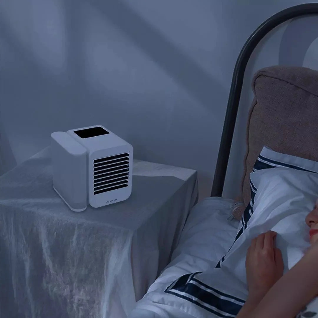 "Mini Portable Air Conditioner Fan with Aromatherapy Diffuser and Fast Cooling Technology - 1000ML Capacity"