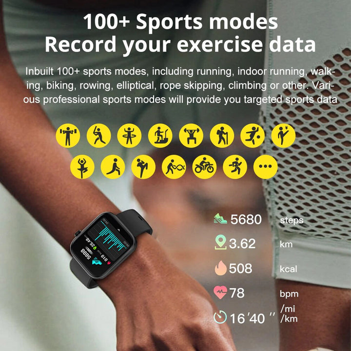" P71 Smartwatch: Your Ultimate Health Companion with Voice Calling, IP68 Waterproof, Smart Notifications, and Voice Assistant for Men and Women"