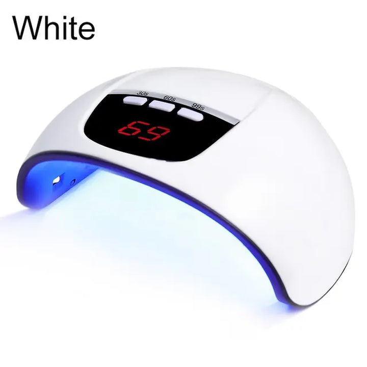 "Quick-Cure Pro Nail Dryer: 18 LEDs, Infrared Sensor, Salon-Grade Tool for All UV Gel Polish"