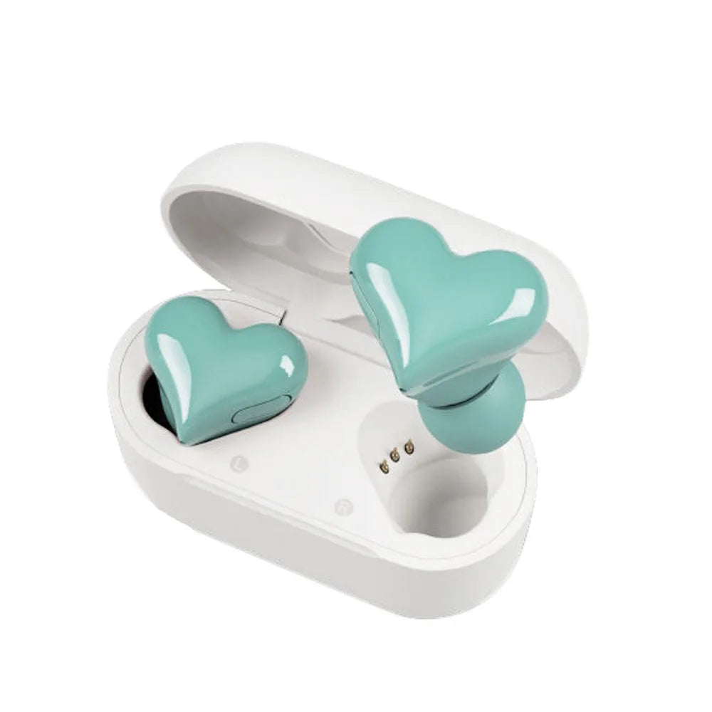 Premium Heartbeat Wireless Bluetooth Earbuds – The Perfect Gift for Her