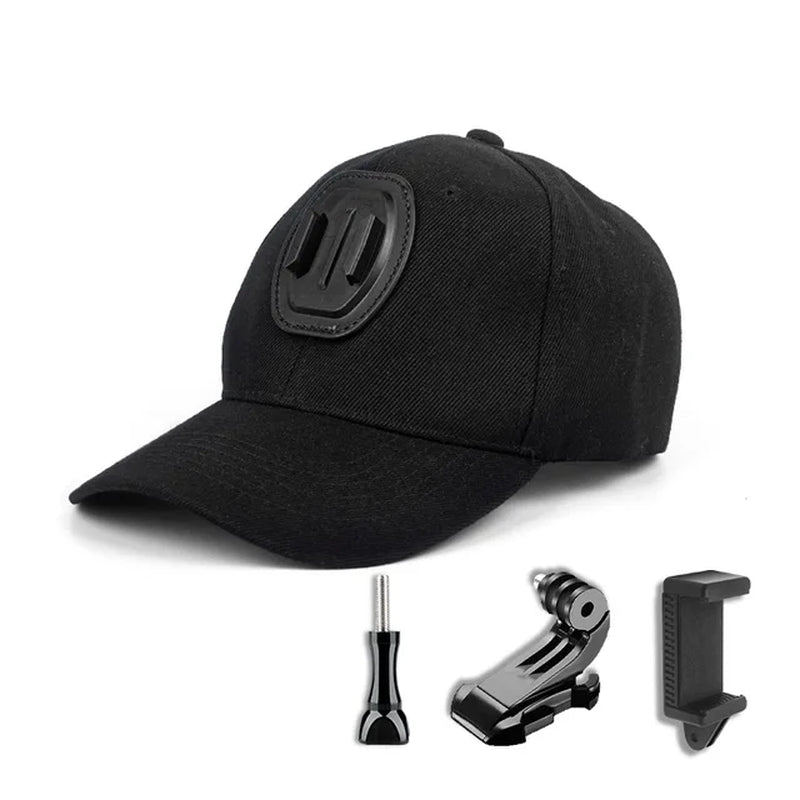 "Sun Cap with Camera Mount for Ultimate Outdoor Adventures!"