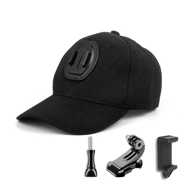 "Sun Cap with Camera Mount for Ultimate Outdoor Adventures!"