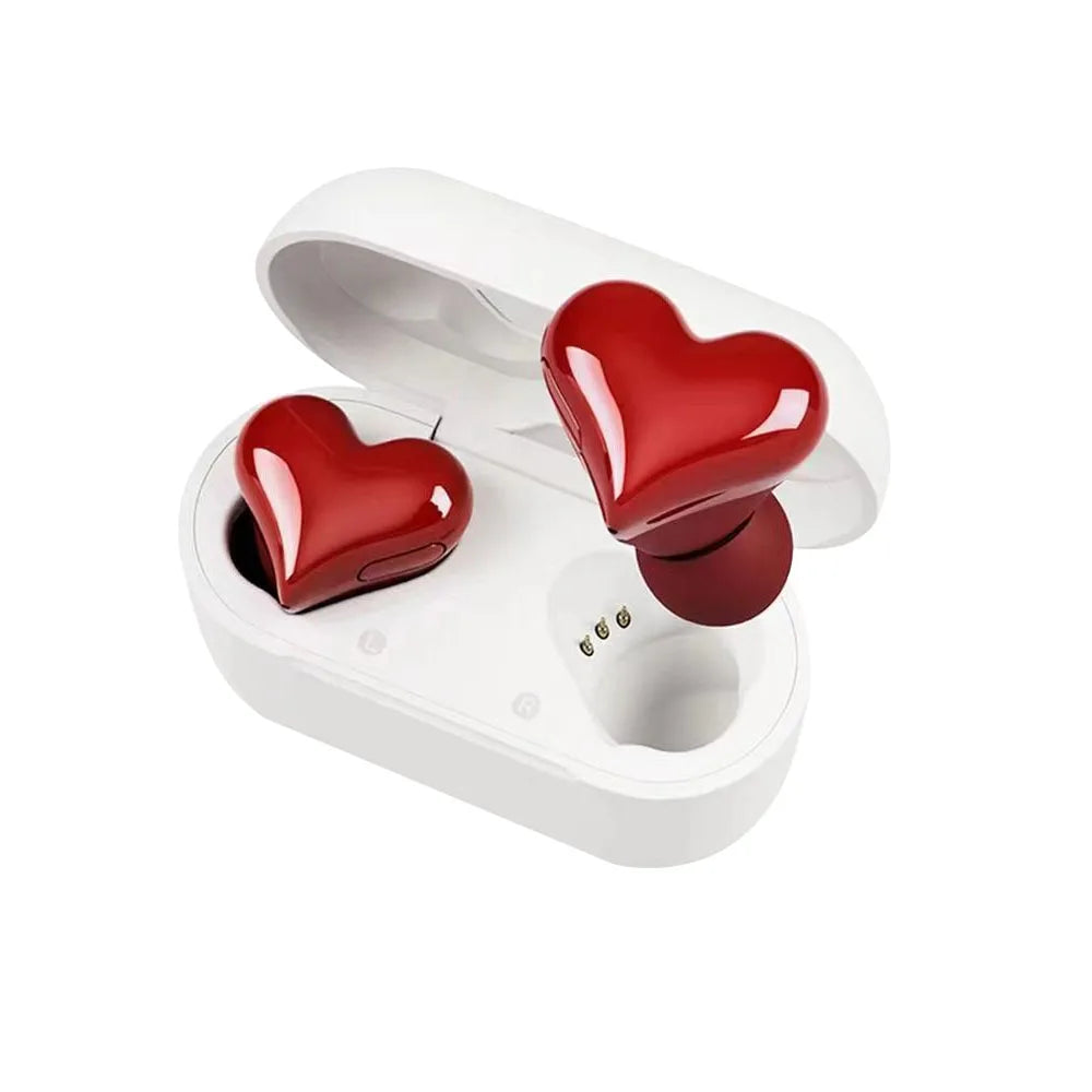 Premium Heartbeat Wireless Bluetooth Earbuds – The Perfect Gift for Her