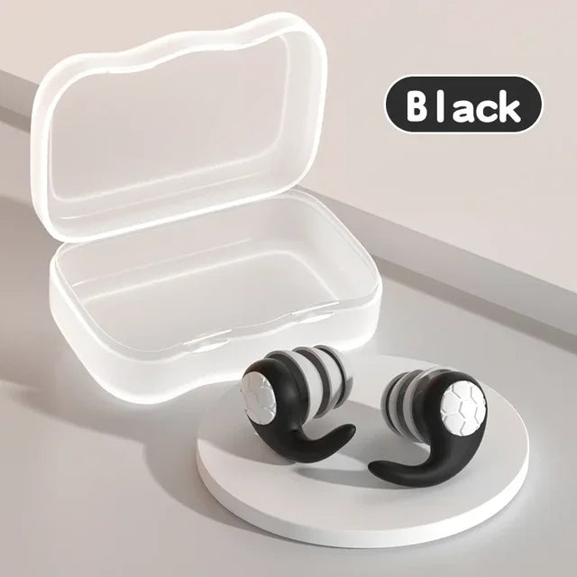 Silent Slumber: Earplugs for Noise Reduction - Use for Peaceful Sleep and Travel