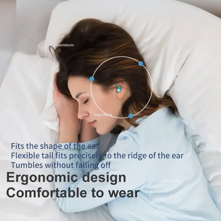 Silent Slumber: Earplugs for Noise Reduction - Use for Peaceful Sleep and Travel